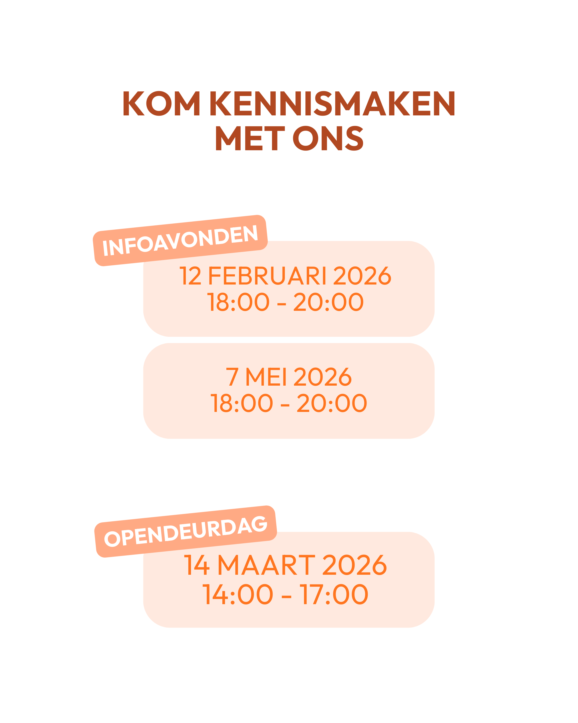 Infoavonden en opendeurdag MAKZ